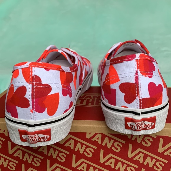 VANS AUTHENTIC Valentines Hearts True White/Fchspr - Picture 12 of 14